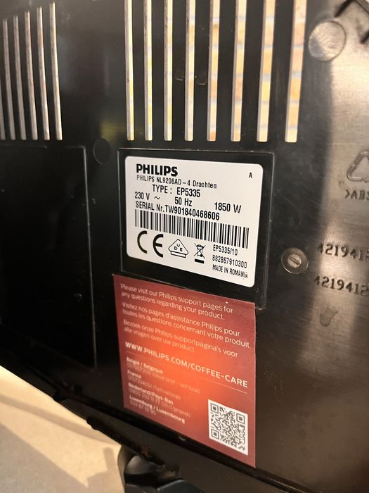 Кафеавтомат Philips EP5335/10, кафемашина, автоматична за еспресо