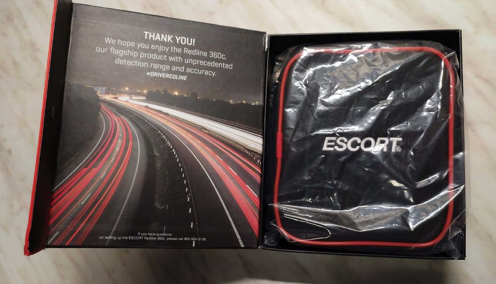 Detector radar Escort 360c Redline