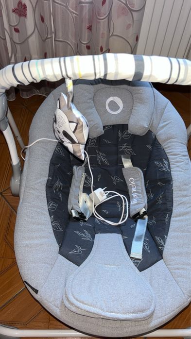 Balansoar pentru copii Lionelo - Ruben, electric - Grey Graphite