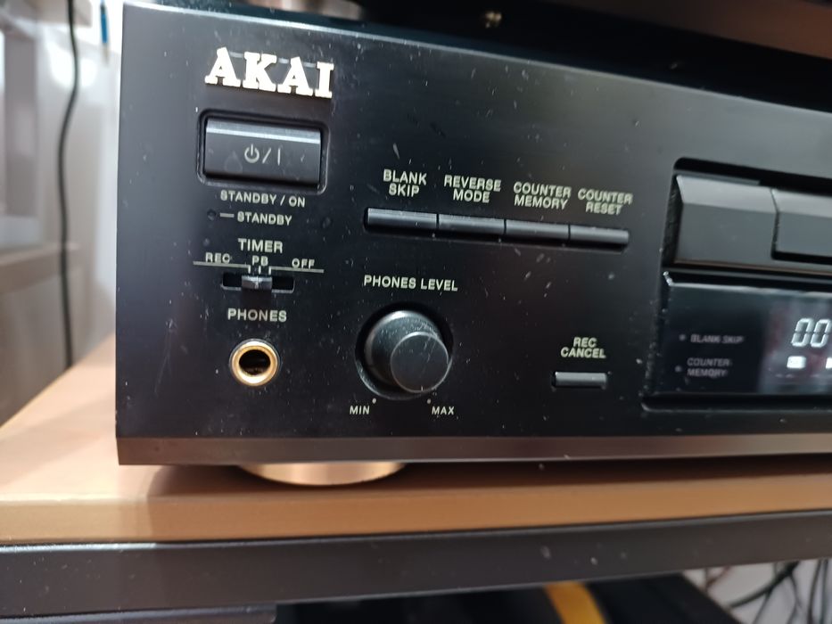 Deck Akai DX-1200 2 capete autorevers perfect