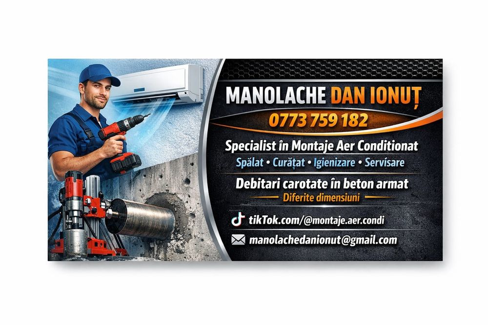 Montaj Aer Conditionat Instalator AC / Igienizare AC / Încărcare AC Fr