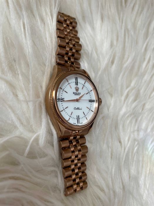 Cellini Automatic, White Dial 40mm Rose Gold