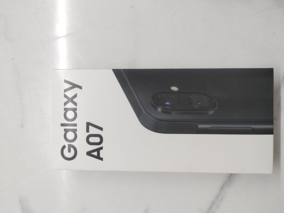 Samsung A07 жаңа телефое қолданылмаған