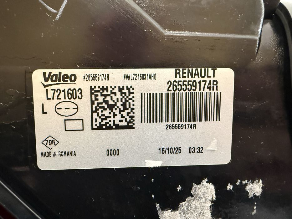 Stop stânga și dreapta Dacia Duster 3 2024/2026 265559174R/265505416R