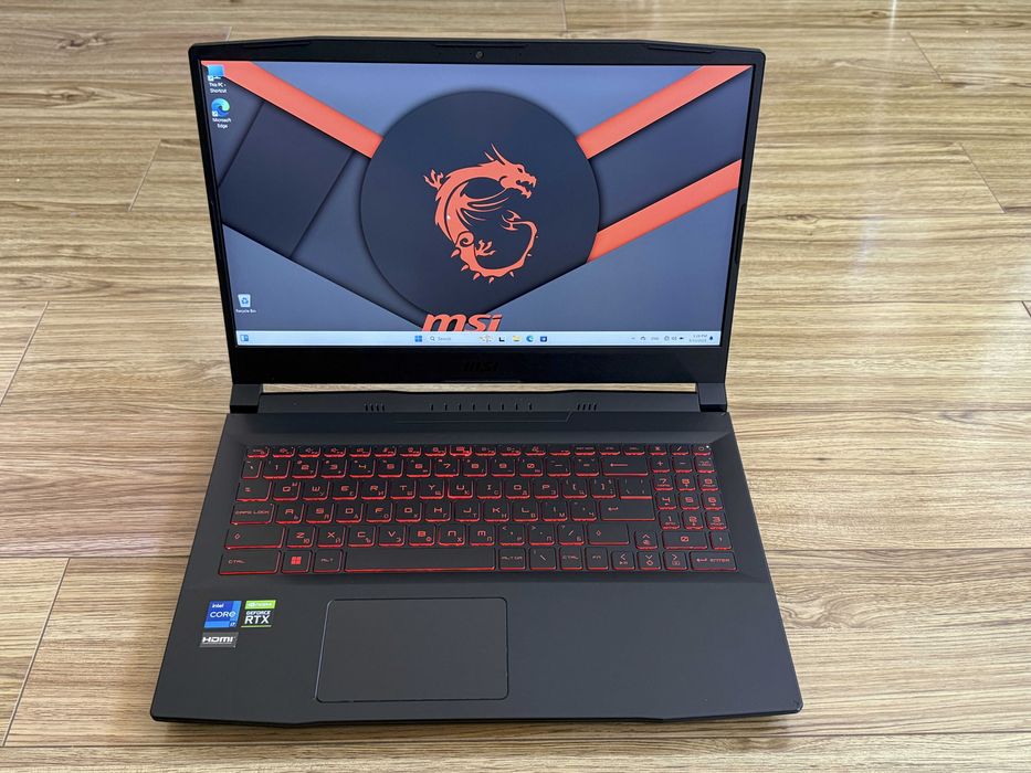 144Hz MSI Katana GF66`Core i7-12700H/Nvidia RTX 3070/16GB RAM/512GB SSD/FHD IPS