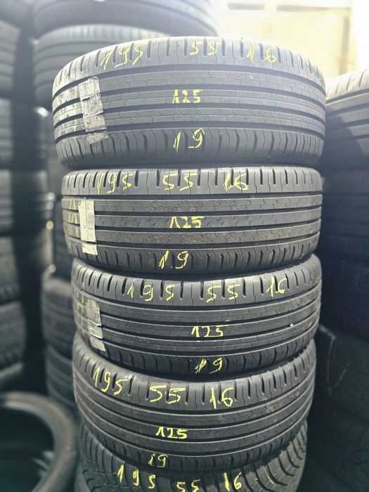 4x 195/55/16 VARA CONTINENTAL 2019 Stare excelentă