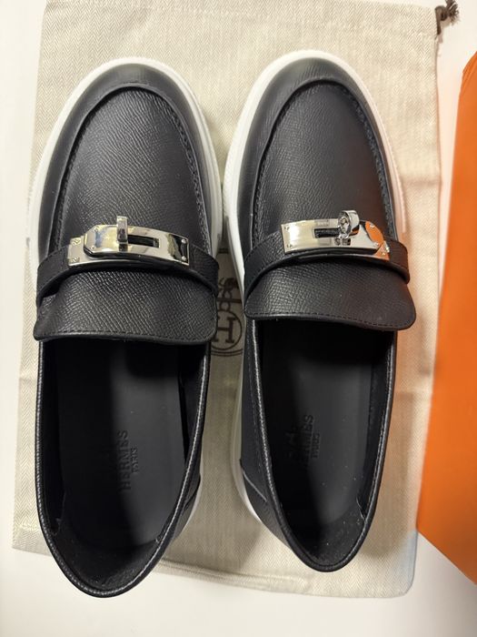Hermes game slip-on sneakers
