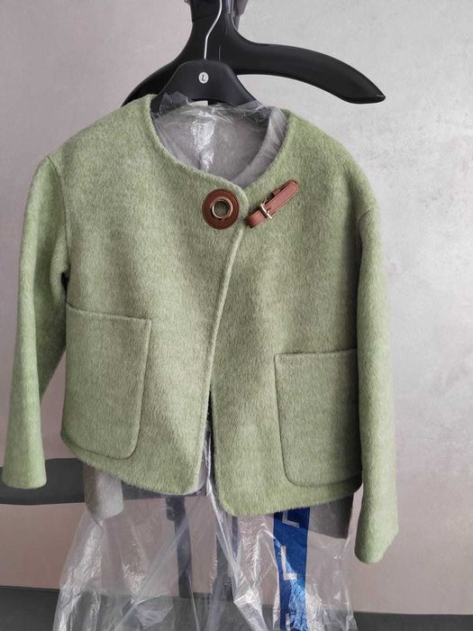 Пальто короткое (курточка, пиджак) кашемир 100% Корейский стиль