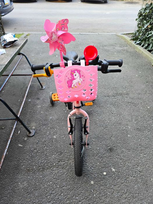 Bicicleta Btwin 2in1 discover 500 14 roz