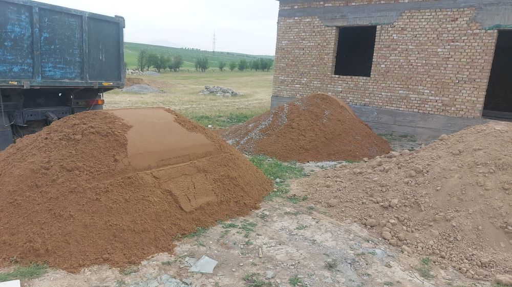 Песок, щебень Құм тас клинес отсев топрак