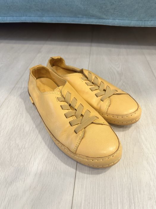 Кожаные кеды Greyder