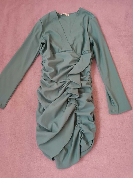 НОВА тюркоазена рокля М размер, Спиди/лично предаване