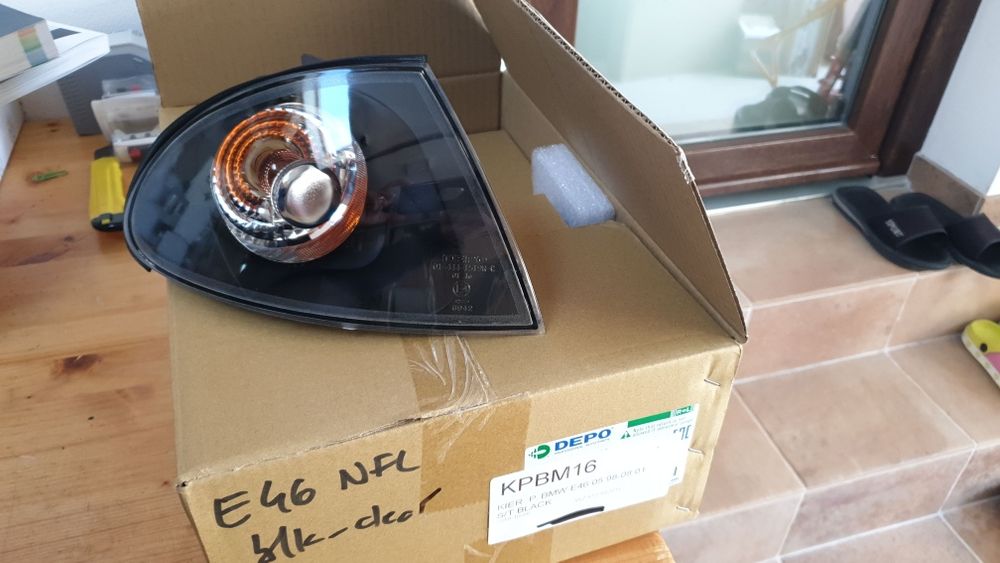 Semnalizari fata BMW E46 1998-2001 Negru