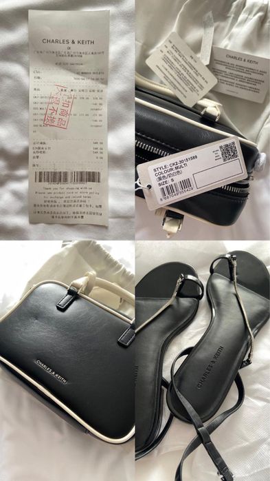 Продам новые сандали и сумку Charles & Keith