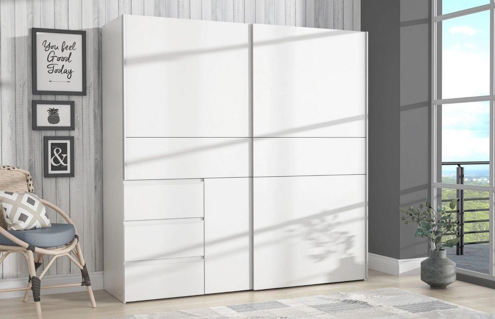 Dulap cu uși glisante, PAL, 200×61×201 cm