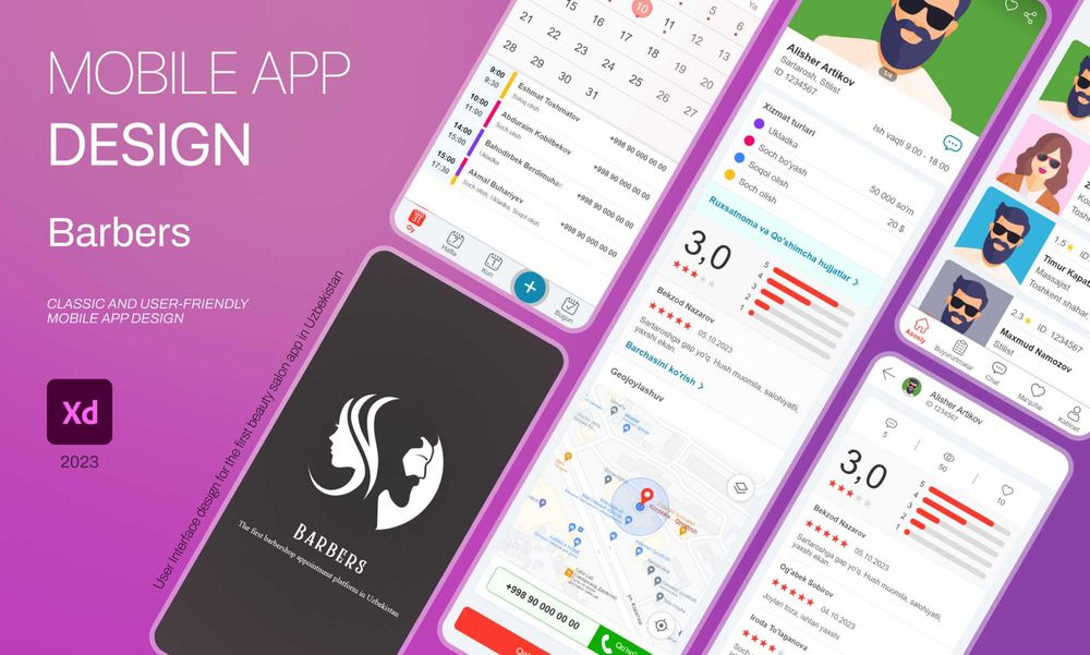 Дизайнерлик хизмати (Design * Dizayn * UX/UI * Web * Mobile * Logo)