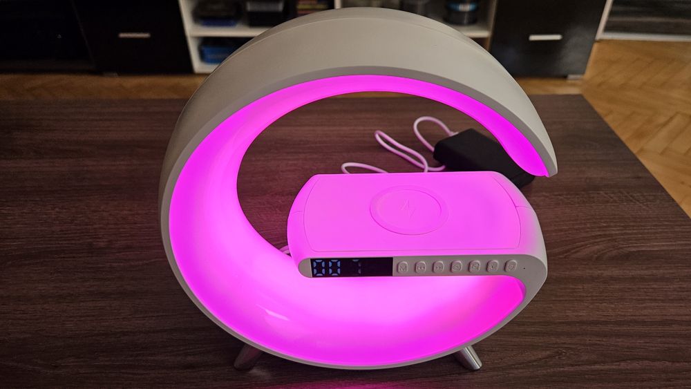 G shape блутуут колонка и wireless charger 15W
