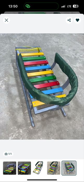 Санки china bolalar uchun spinklai arqon kamlekt 70 kg kotaradi