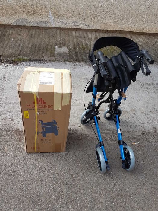 Rulator pentru persoane in varsta, cu scaun si spatar, MOBICLINIC, NOU