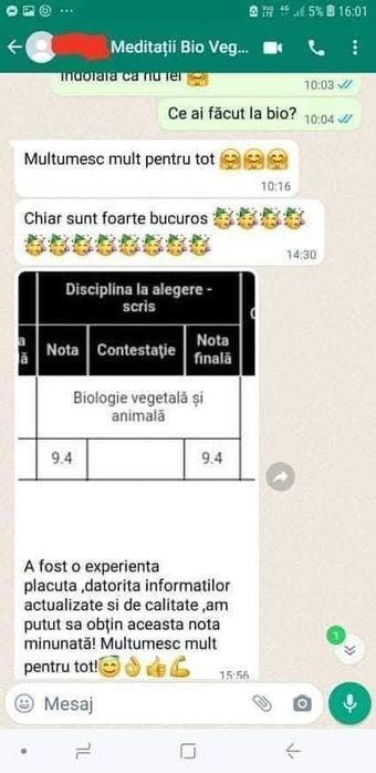 Meditatii bacalaureat biologie