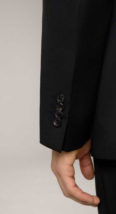 Sacou blazer de lux 42 XL Windsor. lana moale resoirabila negru