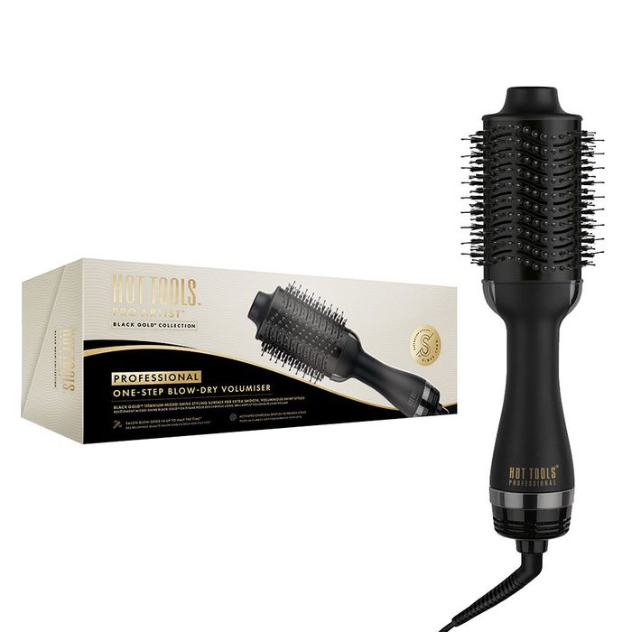 Електрическа четка Hot Tools One-Step Blow Dry Volumiser Pro Artist Колекция Black Gold
