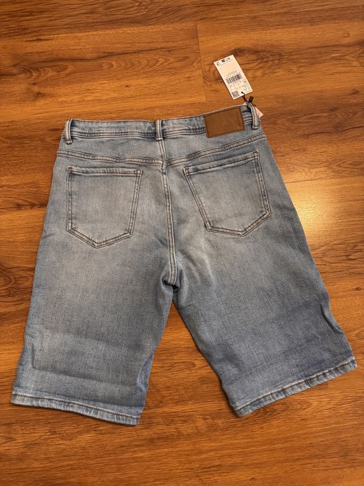 Pant scurti denim - albastru - mango cu eticheta