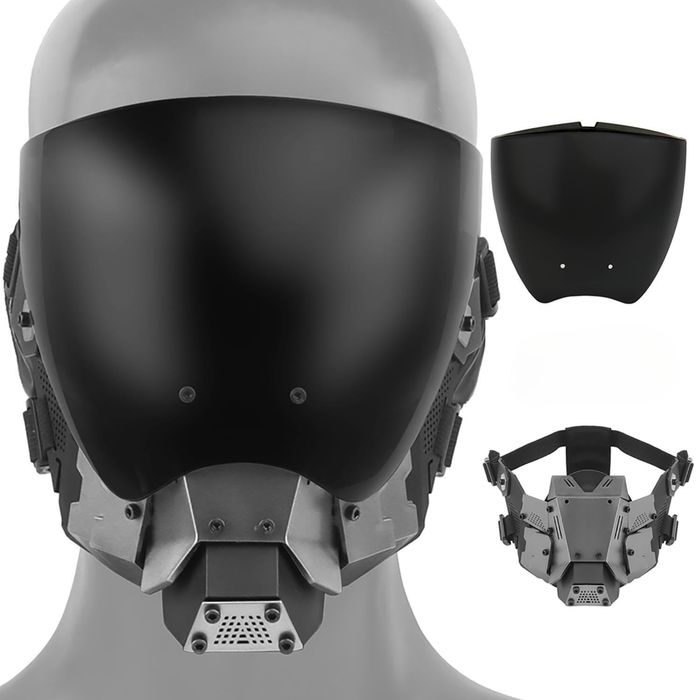 Cyber мъжка маска за лице, хелоуин