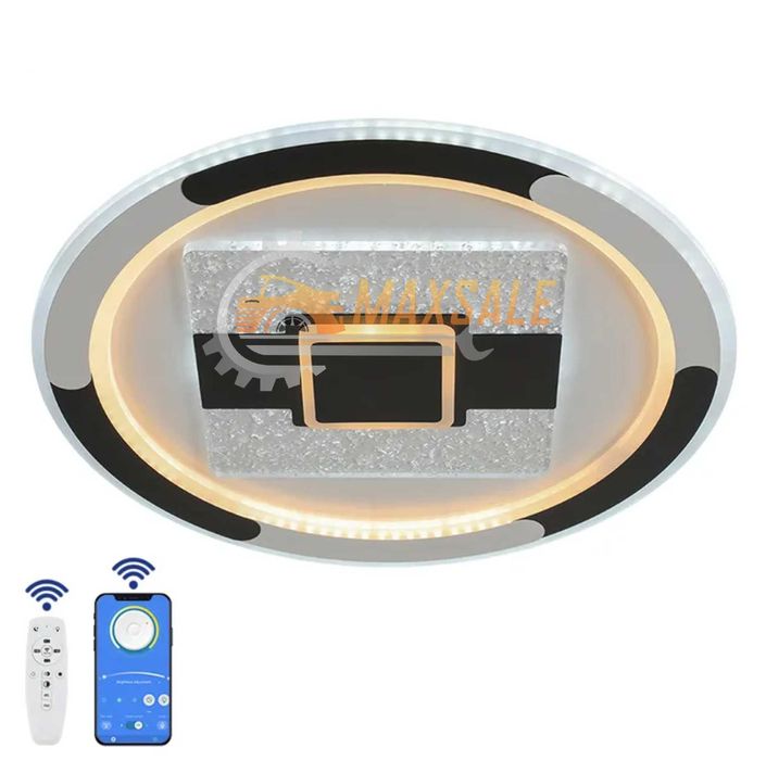 LED абажур лампа 80W за хол спалня осветление мощен стилен дизайн