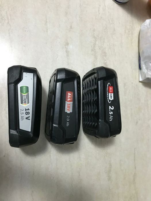 Baterie Acumulator Bosch 18v For All de 2A, și 2,5A