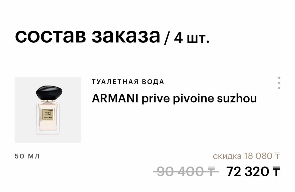 Парфюм Armani/prive