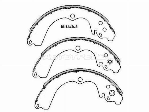 Колодки тормозные Subaru Forester