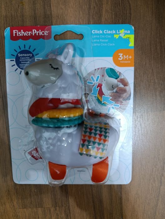 Vând jucărie de dentiție și activități Fisher-Price Click Clack Lama,