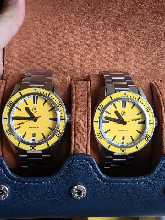 Zelos Swordfish 42mm SS Ember Orange