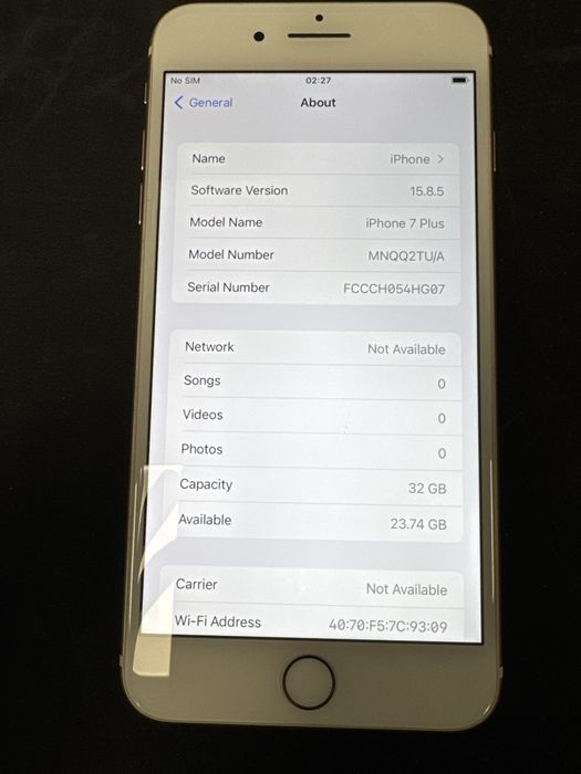Apple iPhone 7 Plus 32GB  ID-XXL7472