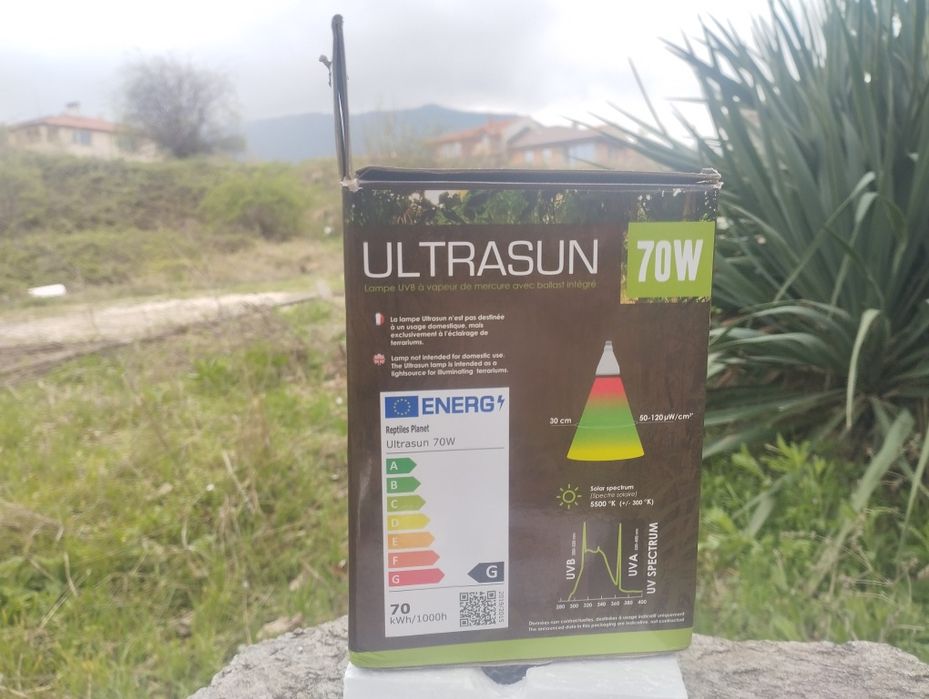Лампа за терариум ,Живачна лампа за игуани,гущери, костенурки и т.н.т
