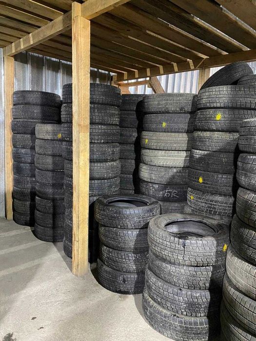 Бу зимние шины 215/60/16