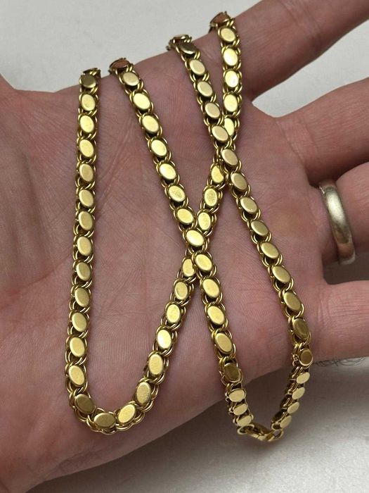 LANT AUR 14K - Barbati - Lung - Grecia - Vintage - 27g. - 470lei/gr. !