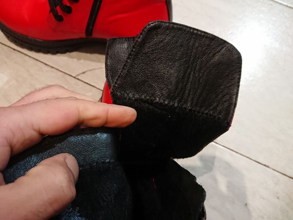 Боти, кожени 39 номер