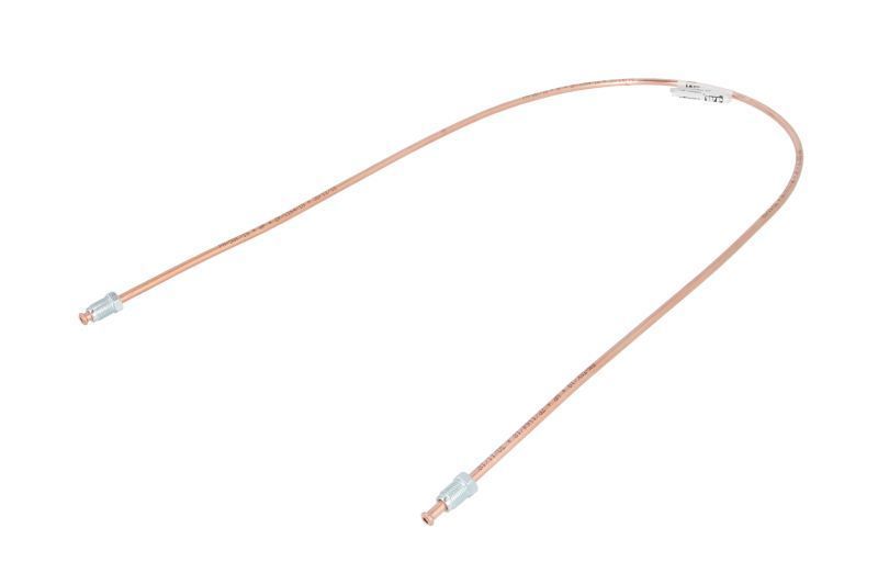 Conducta frana cupru cu niplu diametru 4,75 mm, filet exterior, Grosime perete 0,9 mm, filet M10x1/M10x1, lungime 900 mm