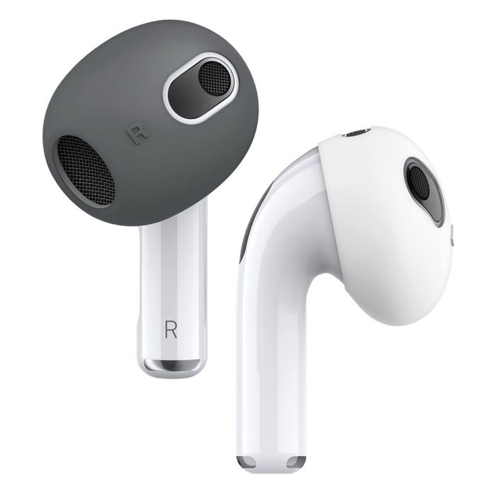 Elago 2 perechi de dopuri de urechi de schimb în 2 culori, compatibile cu AirPods 3