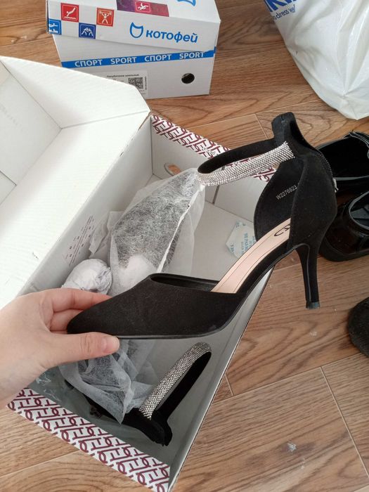 Туфли черный  размер 37 женские