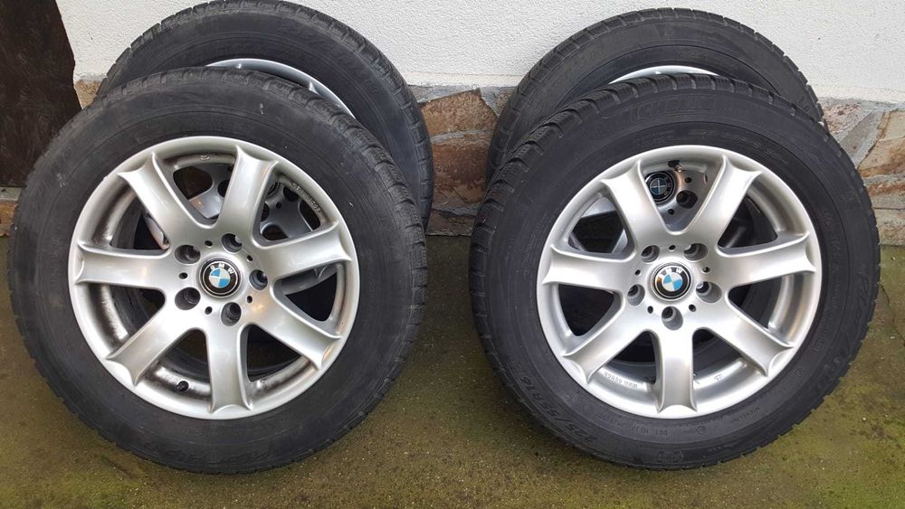 Set roti BMW, jante si anvelope all season Michelin 225/55/16