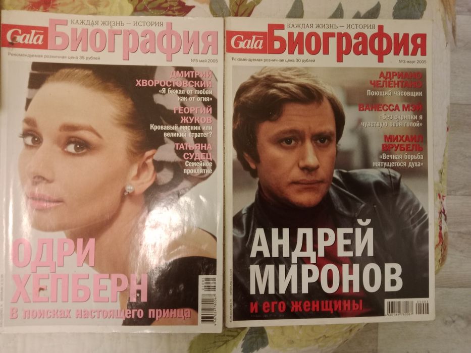 Актеры. Журналы Биография