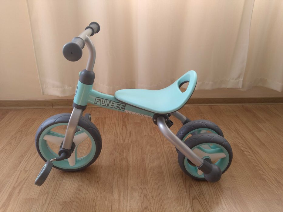 Детско колело с педали 2 в 1 (триколка, баланс колело)  - FUNBEE