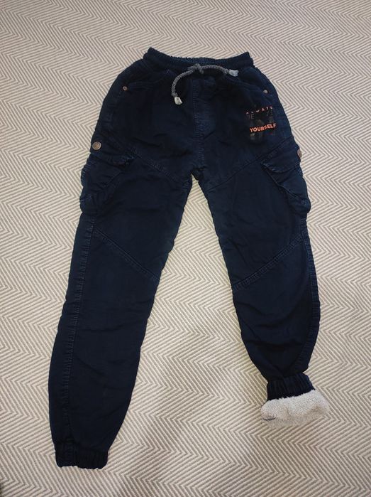 Джинсы тёплые на мальчика 9-11 лет