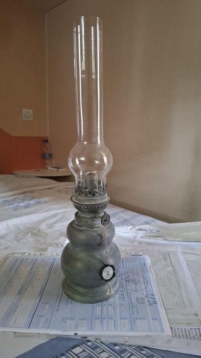 Красива газена лампа