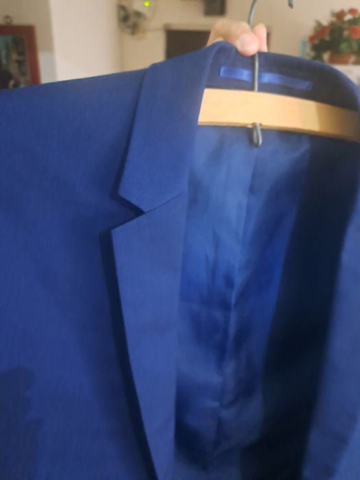 Sacou barbati elegant culoare bleumarin nr 50