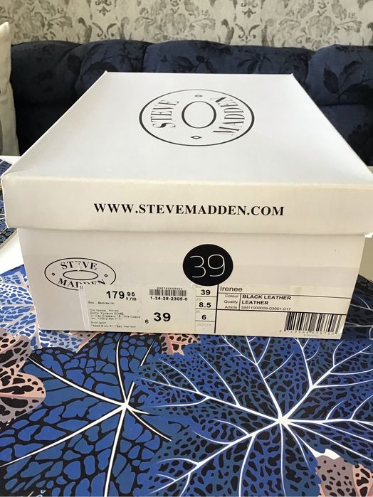 Продавам черни дамски  сандали STEVE MADDEN 39 номер