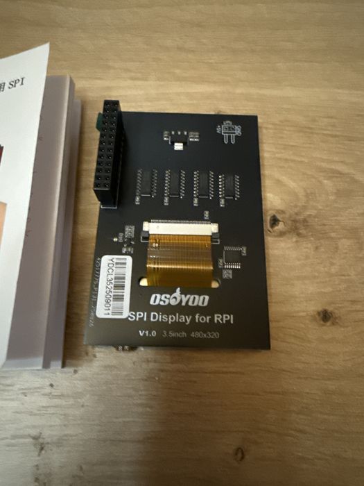 Display Touchscreen OSOYOO 3.5 inch Raspberry Pi LCD TFT 480x320 SPI GPIO Touch Screen Pi 3 4 5 Zero Mini PC Resigilat Open Box